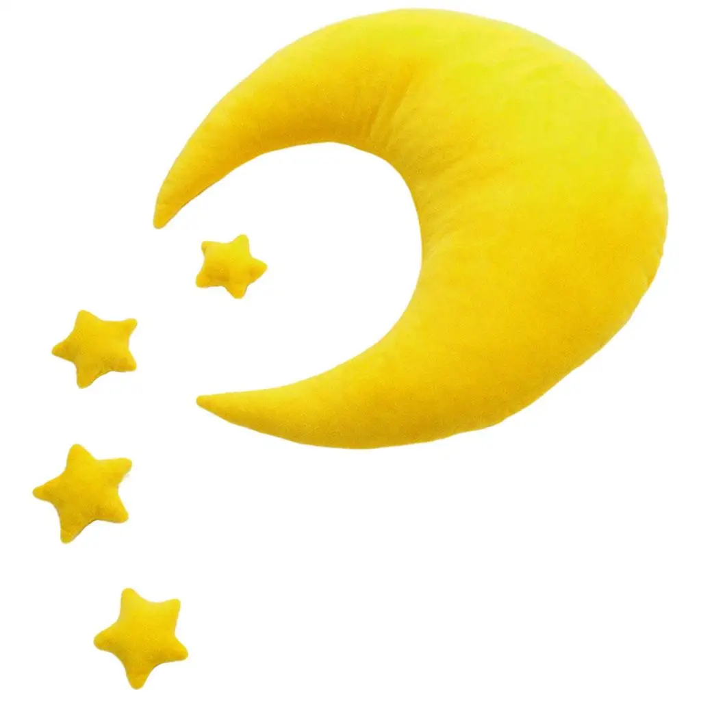 

Newborn Photography Prop Moon Pillow Stars Set Photo Shooting Accessories