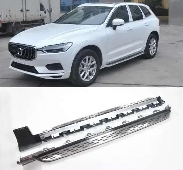 New！ For VOLVO XC60 2018 2019 2020 2021 2022 2023 Aluminum Alloy Car Running Board  Side Step Bar Guard Pedals