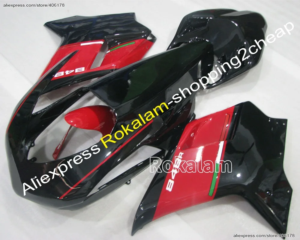 

Fairing Aftermarket Kit For Ducati 1098 848 1198 2007 2008 2009 2010 2011 Red Black ABS Motorcycle Fairings (Injection Molding)