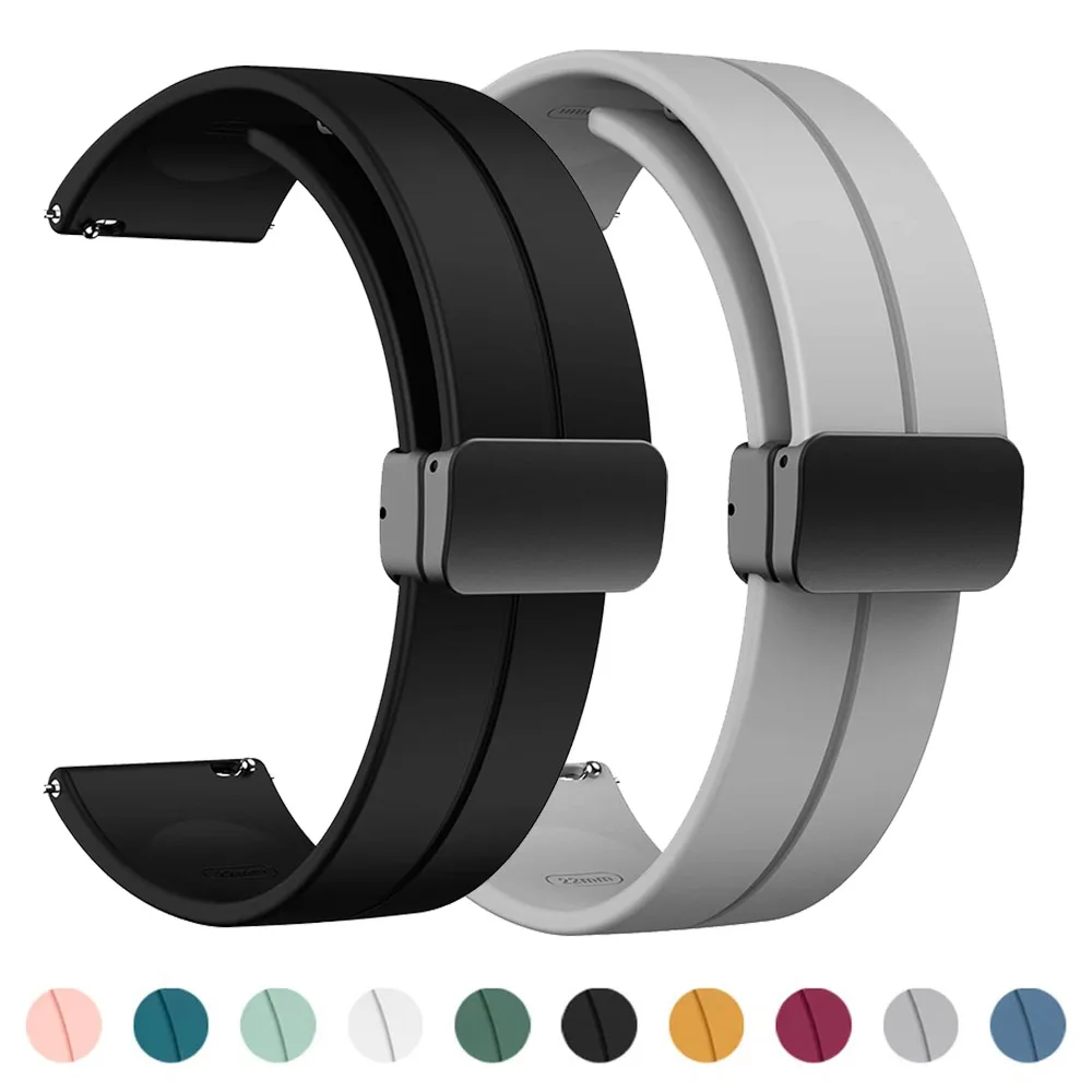 20mm 22mm Band For Haylou watch R8 S8/Watch 2 Pro (LS02 Pro)/RT3 RS3 GST/RS4 Plus/LS02 Silicone Replacement Bracelet Watch Strap