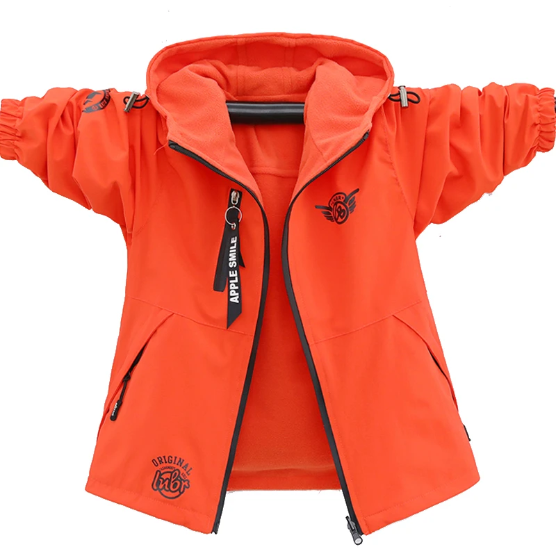 

Осенняя детская одежда 202, двусторонняя куртка, флисовая водонепроницаемая ветрозащитная детская верхняя одежда для мальчиков, спортивная куртка для мальчиков