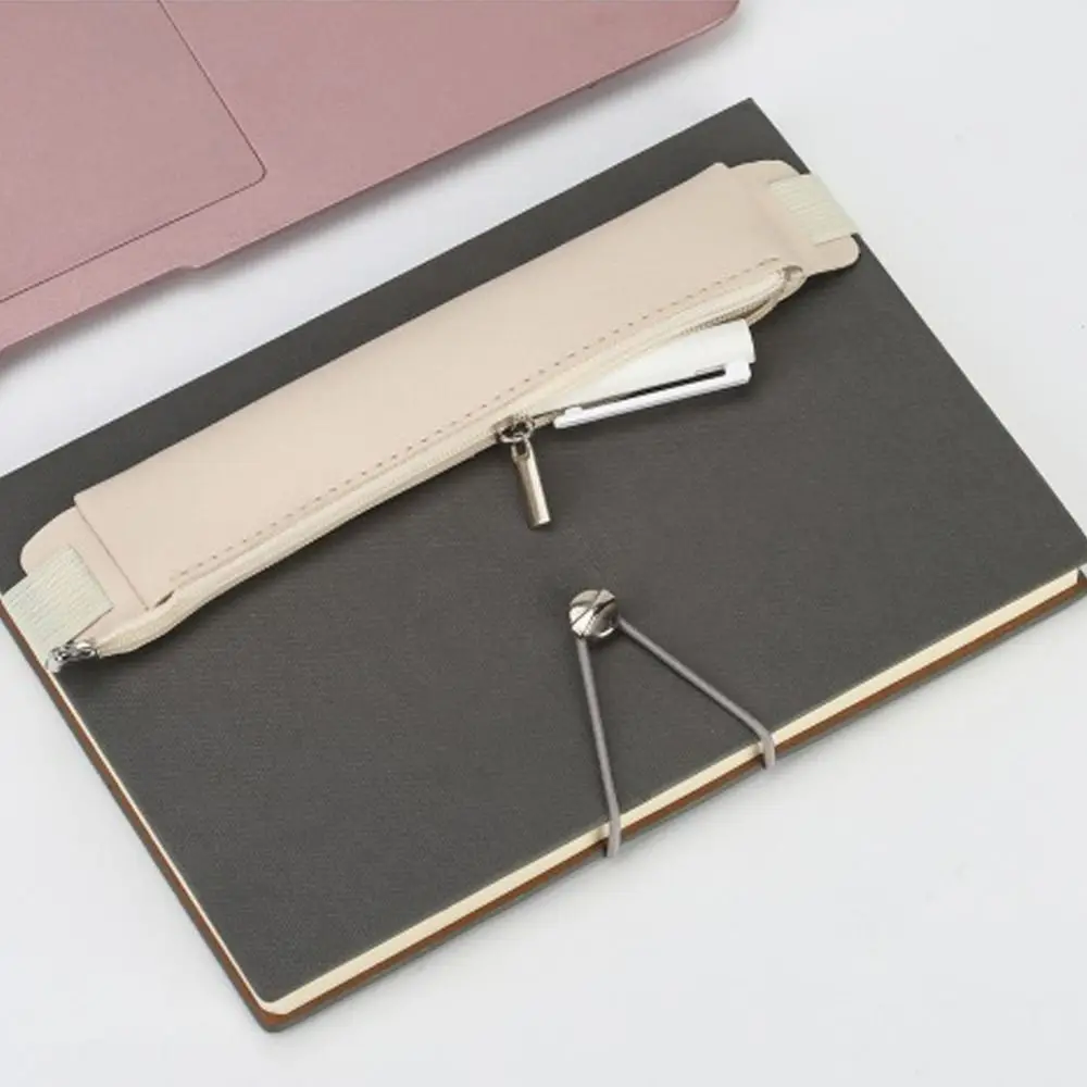 Hot Sale Portable Elastic Buckle Pen Bag Pen Clip Pen Holder Pencil Case