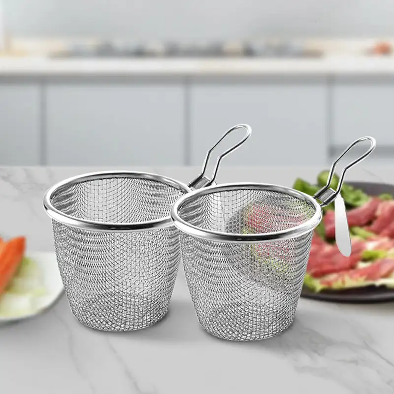 

Stainless Steel Hot Pot Food Mesh Colander