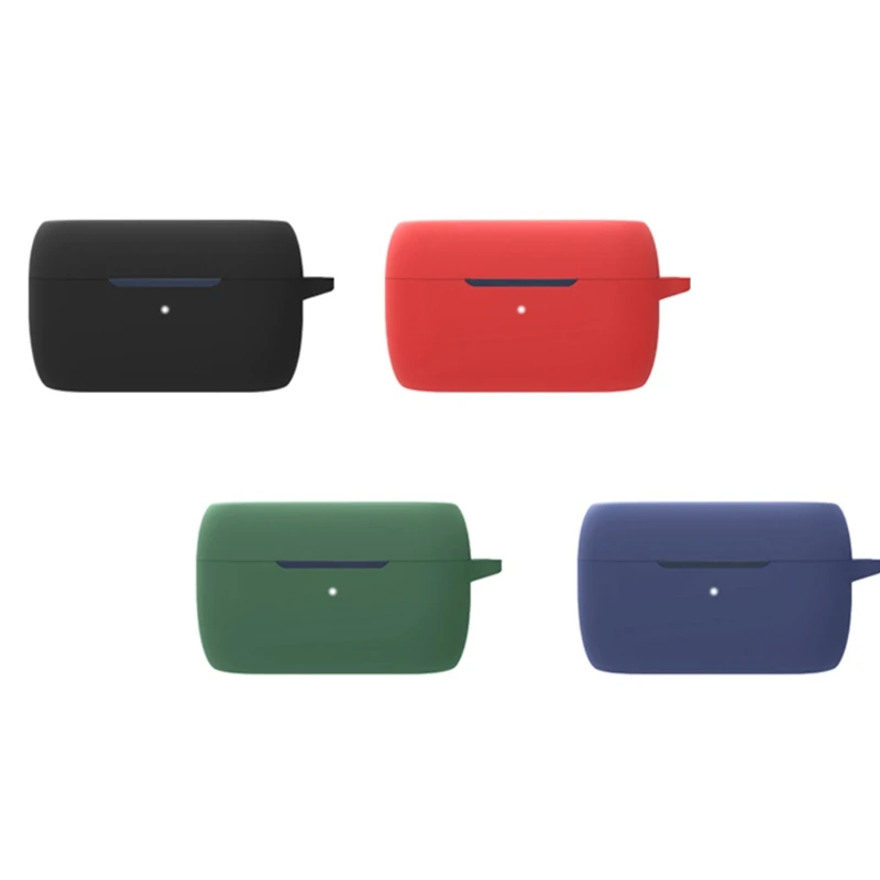 Совместим с наушниками Jabra Elite 3, моющаяся защитная крышка, легкий гибкий ударопрочный водонепроницаемый силиконовый чехол leeve