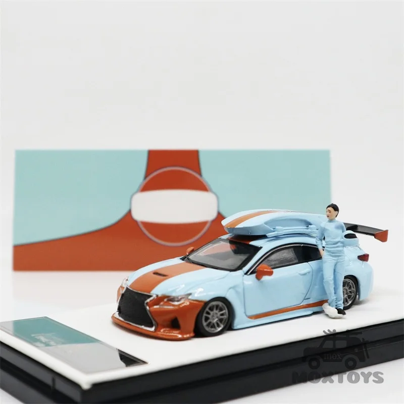 

Модель автомобиля Time Micro 1:64 RFC Blue с фигуркой, литая под давлением