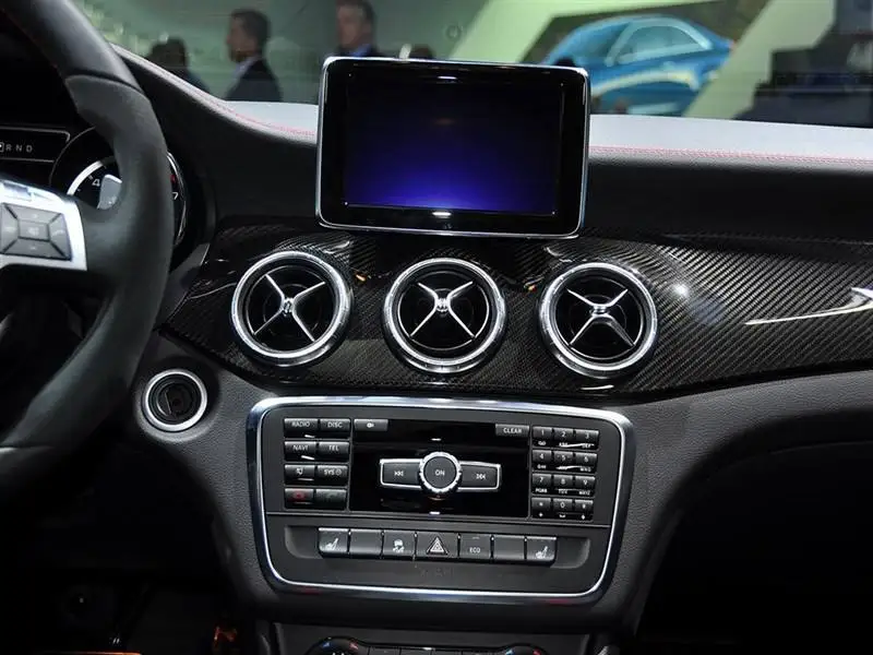 Carbon Dashboard Trim for Mercedes-Benz CLA GLA Class W117 AMG CLA45 GLA45 Carbon Fiber Interior Panel LHD 2014 -UP