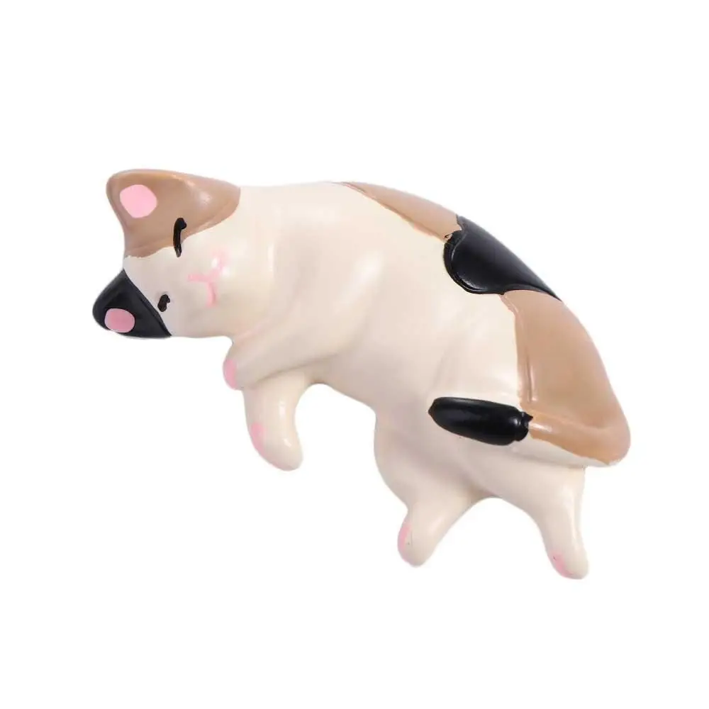 

Cute Simulated Cat Fridge Ornaments Resin Simulation Cat Resin Accessories Sleep Cat Handicraft Lazy Cat Miniatures Car