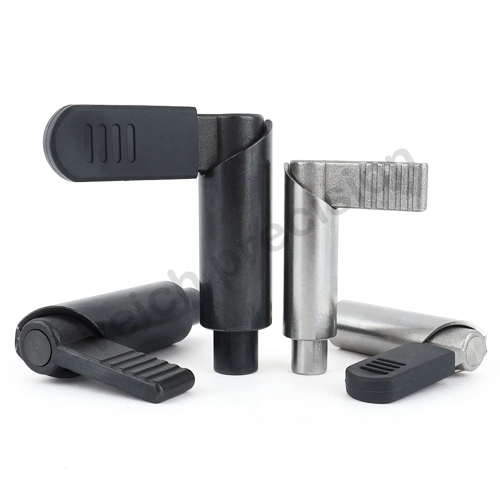 

Factory Outlet VCN228 Lever type Indexing Plungers L-handle Spring Cam Pin with Pin 180° Position Type Weld-on Lock Pin