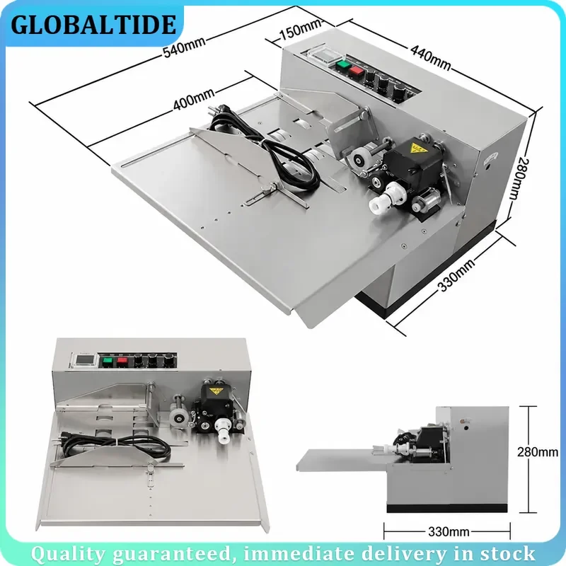 MY-380F Automatic Ink Wheel Coding Machine 220V Plastic Bag Carton Date Printer Batch Number Embossing Labeling Equipment