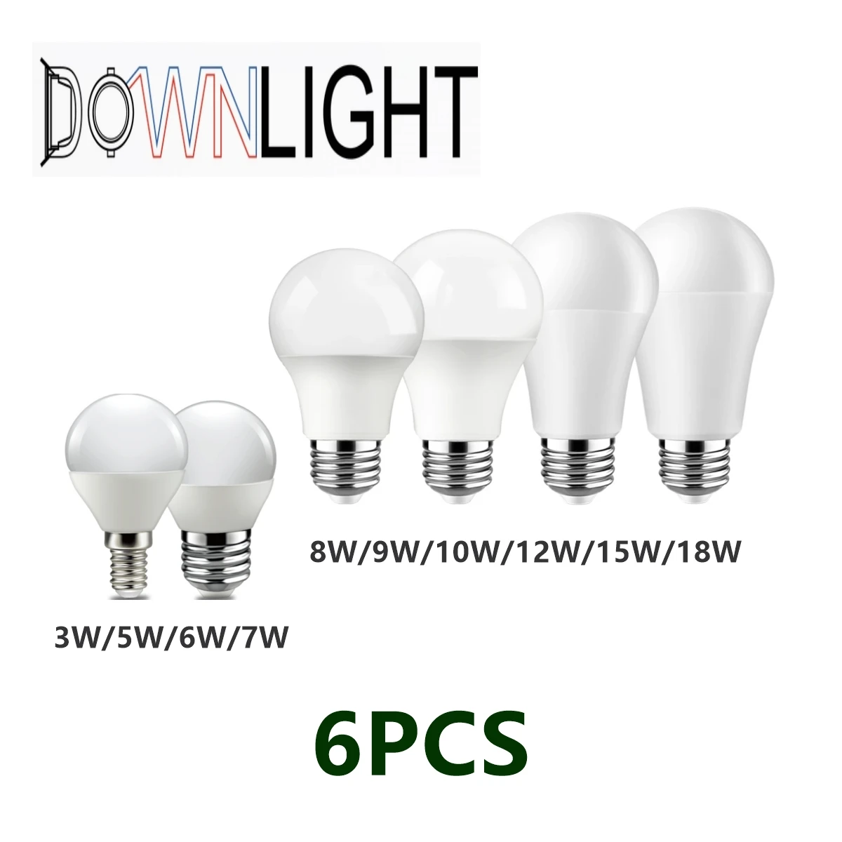 Led Light Bulb 220V Lampara E14 E27 B22 Warm Cold White 3W-18W Ball Bulb Lampada Chandelier Lighting Lamp for Home