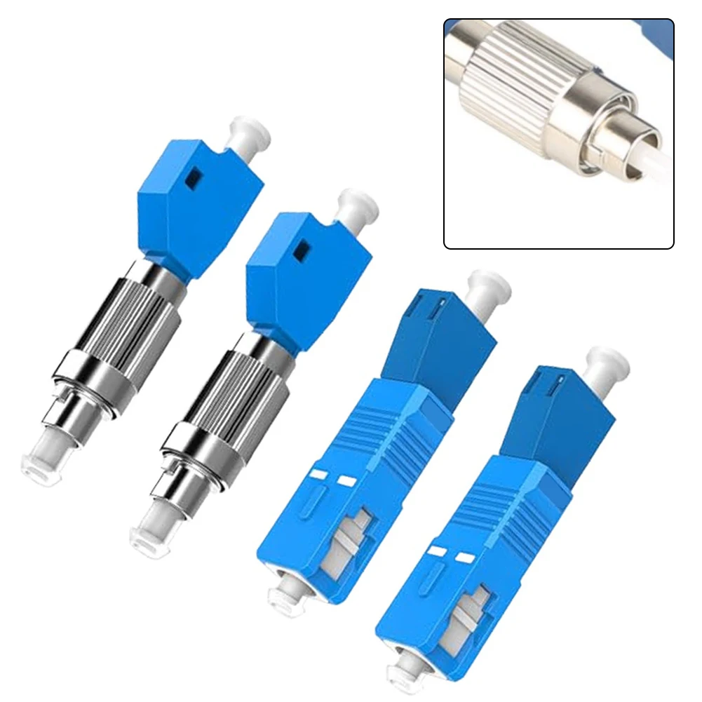 4 Uds adaptadores de fibra óptica FC a LC y SC a LC para instrumentación de fibra óptica para marcos de distribución óptica Iber