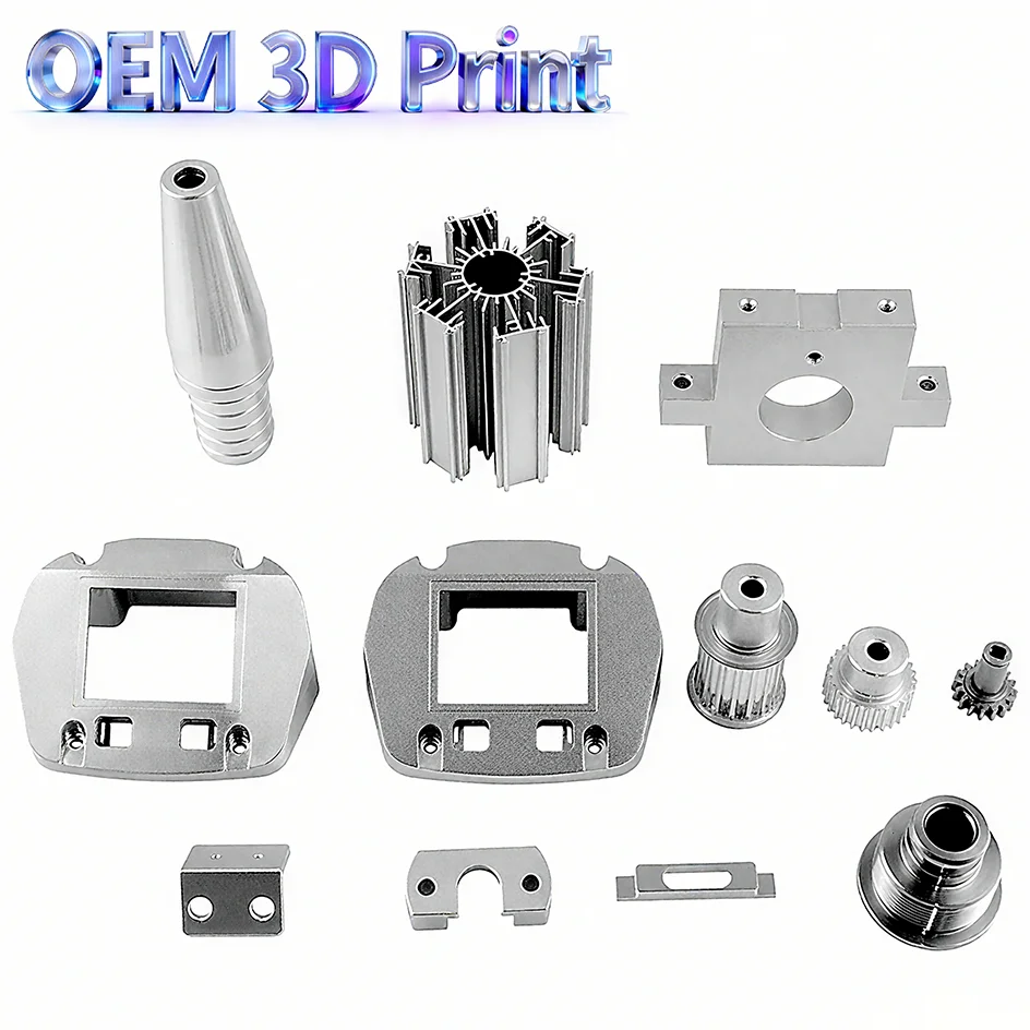 OEM CNC Turning Machining Parts Stainless Steel Brass Thread Connector Shaft Pin Custom Non-standard Automation Hardware Compone