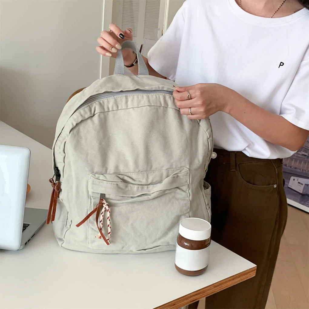 Saco escolar unisex de grande capacidade com alças ajustáveis e confortáveis, mochila durável Olive