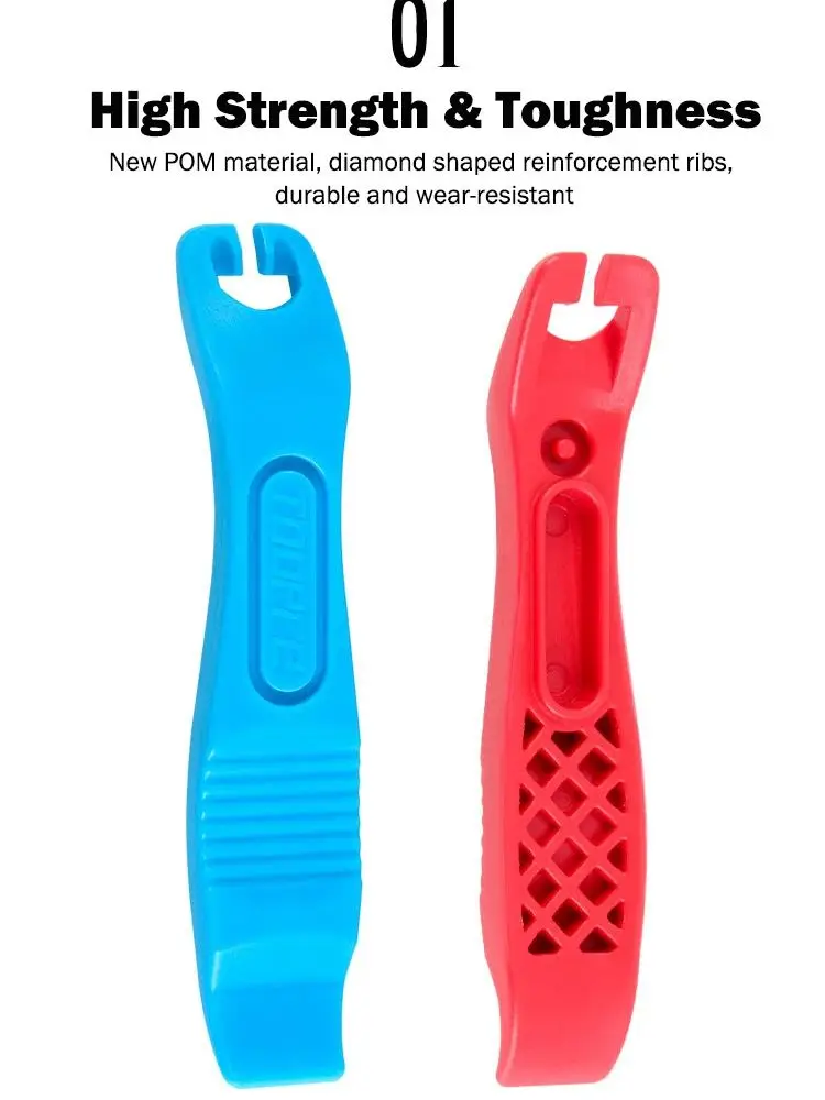 AliExpress NONE 1Pair Multifunctional Bike Tire Lever High Strength POM Road Bicycle Tire Repair Tool Ultralight MTB Tire Lever Deflation Device