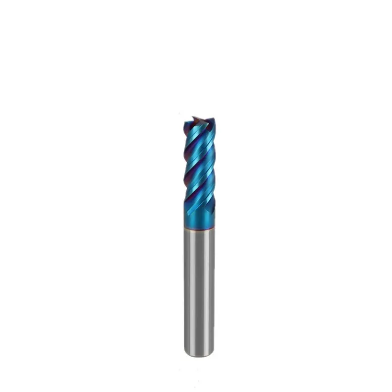 HRC65 4-12mm Fresa quadrata piatta in metallo duro 4 flauto, fresa per macchina CNC