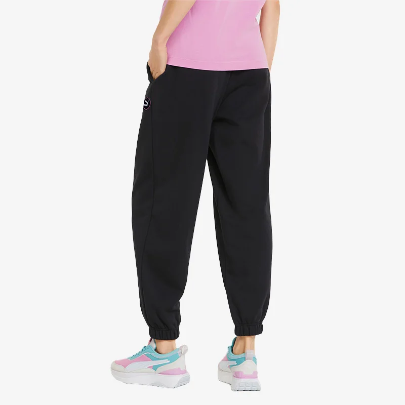Puma Authentic New Women's Cuffed Loose Comfortable Breathable Sports Pants 535277-01