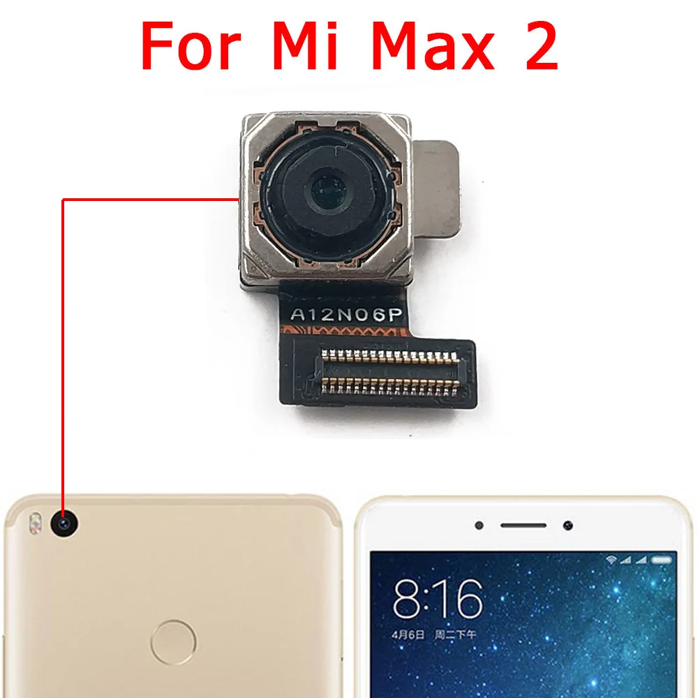 Rear Camera For Xiaomi Mi A3 Max 2 Mix 2S 3 A1 A2 Lite Back Camera Module Flex Backside View Replacement Spare Parts