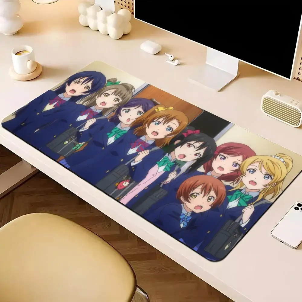 Love Live     Mouse Pad Large Gamer XXL Keyboard Mat On Mat 900X400MM Carpet Rubber Desk Mat Gaming Mouse pad