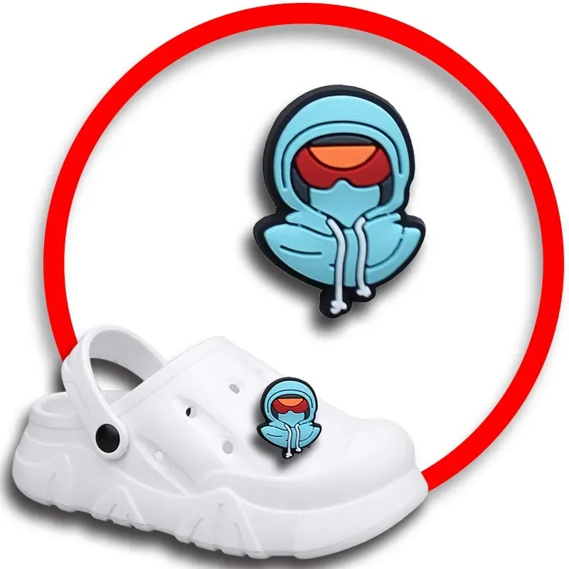 Sepatu atlet Ski pesona untuk sandal Crocs wanita bakiak pin sepatu Dekorasi Aksesori Pria lencana anak perempuan Aksesori sepatu anak-anak