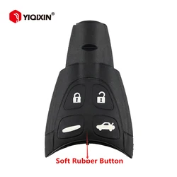 Yiqixin Remote Auto Schlüssels chale Fall für Saab 93 95 9-3 9-5 wf4 2014-2018 Soft Rubbe Tasten mit Insert Blade Smart Card Anhänger Abdeckung