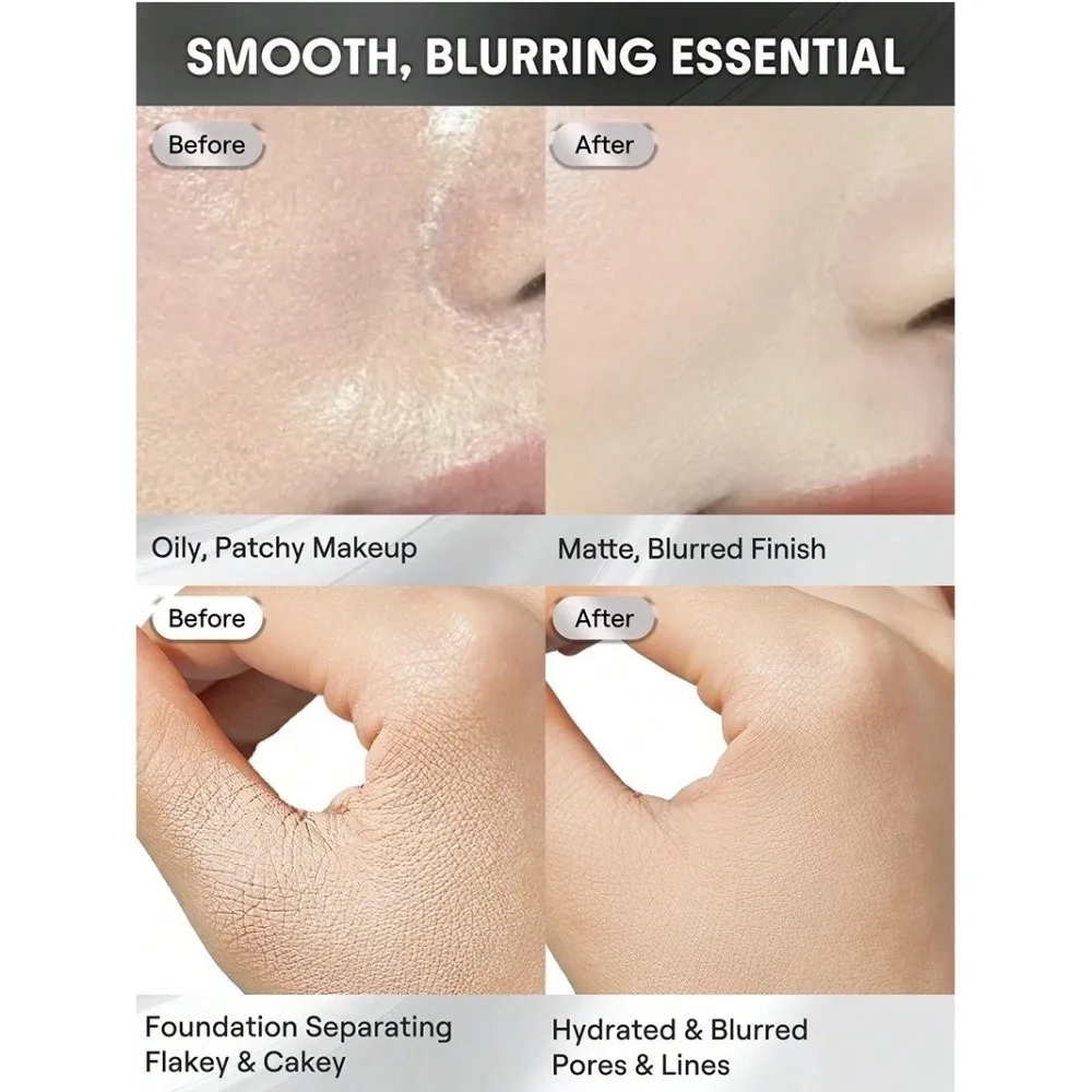 New Hydrating Makeup Primer Transparent Texture Smoothing Fine Lines Makeup Base Cream Matte Long-lasting Blurring Face Primer
