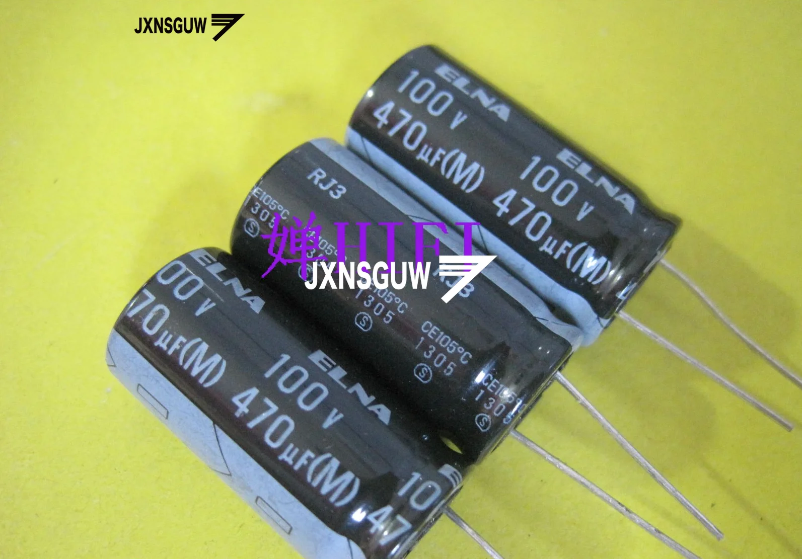 

10PCS ELNA RJ3 100V470UF 16X30MM Dark brown Aluminum electrolytic capacitors 470uF/100V 105 degrees 470UF 100V