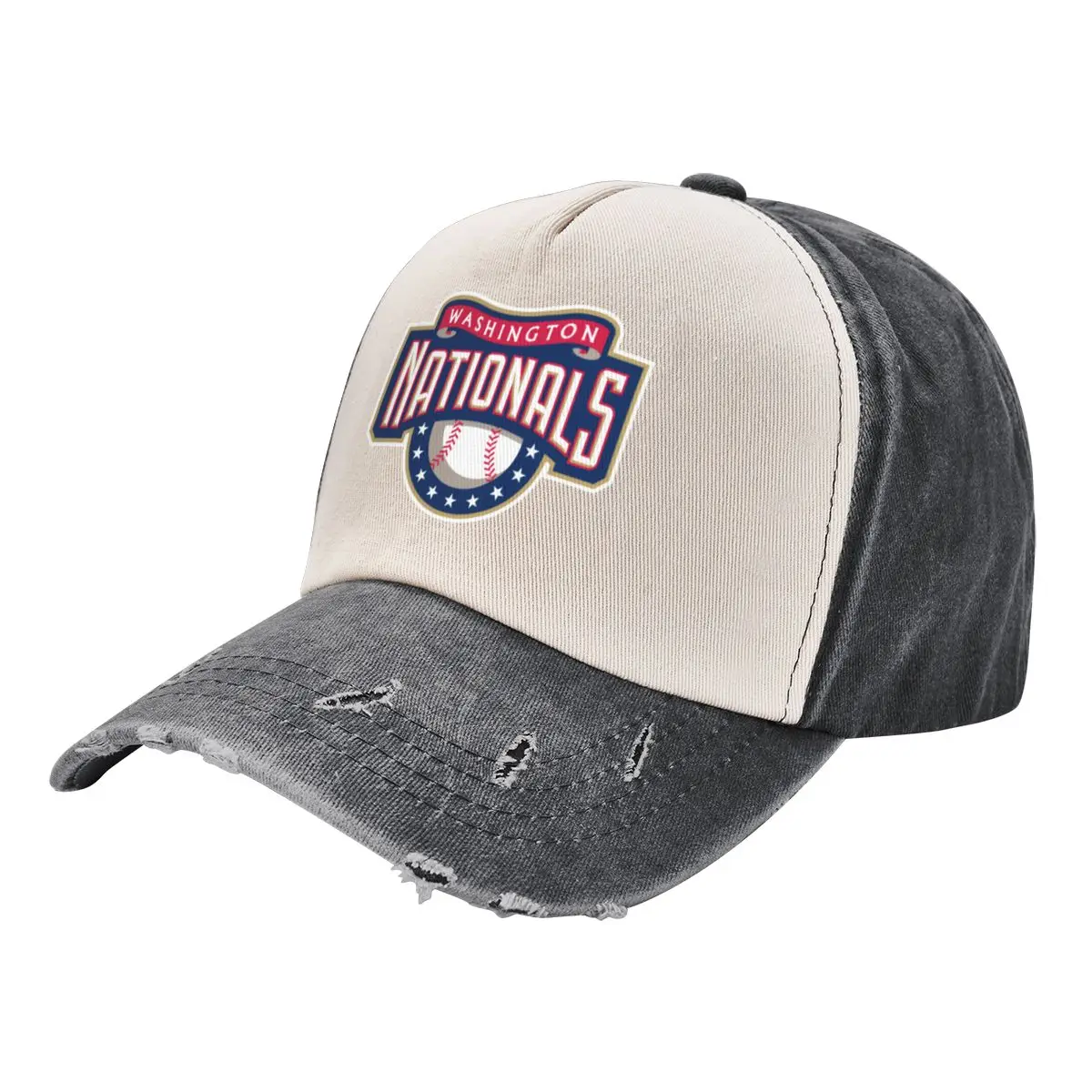 

the nationals team logo Baseball Cap Big Size Hat dad hat Hat Luxury Brand Women's Beach Outlet Men's