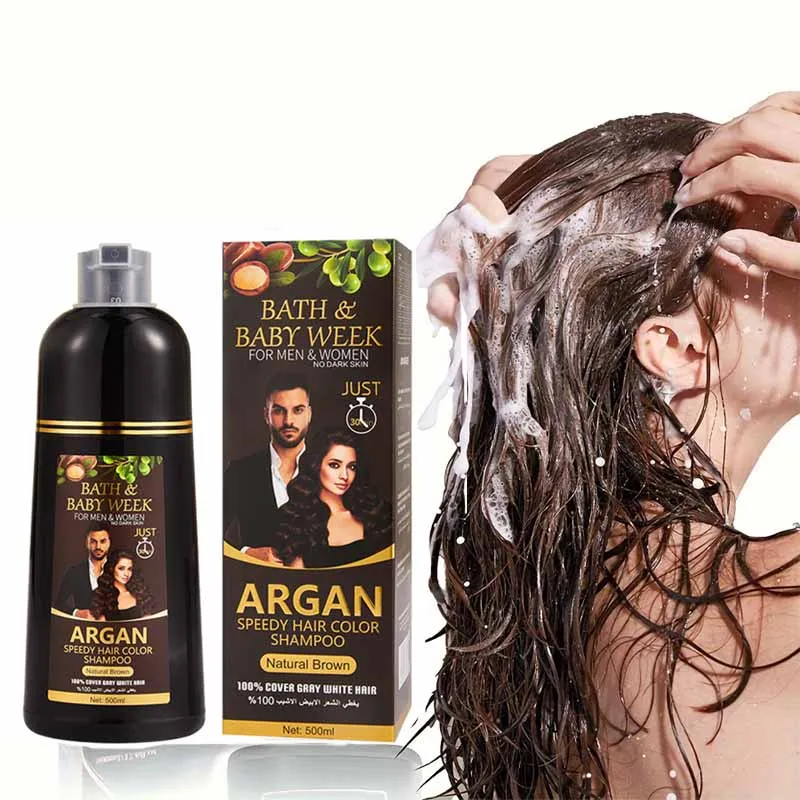 Thailand Vietnam Middle East Black Brown Quick Dyeing Shampoo Makeup Long lasting Coloring Lover's Conservation Essential