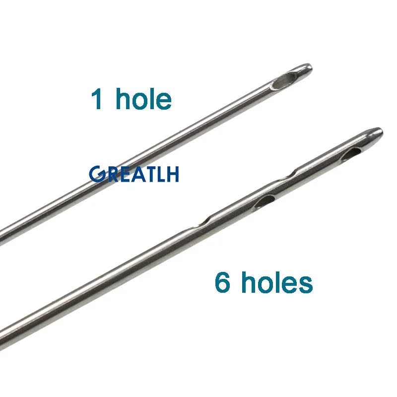 Liposuction Cannula Set Nano Fat Transfer Set with/without Disinfection Tray Box Autoclavable Liposuction Instrument