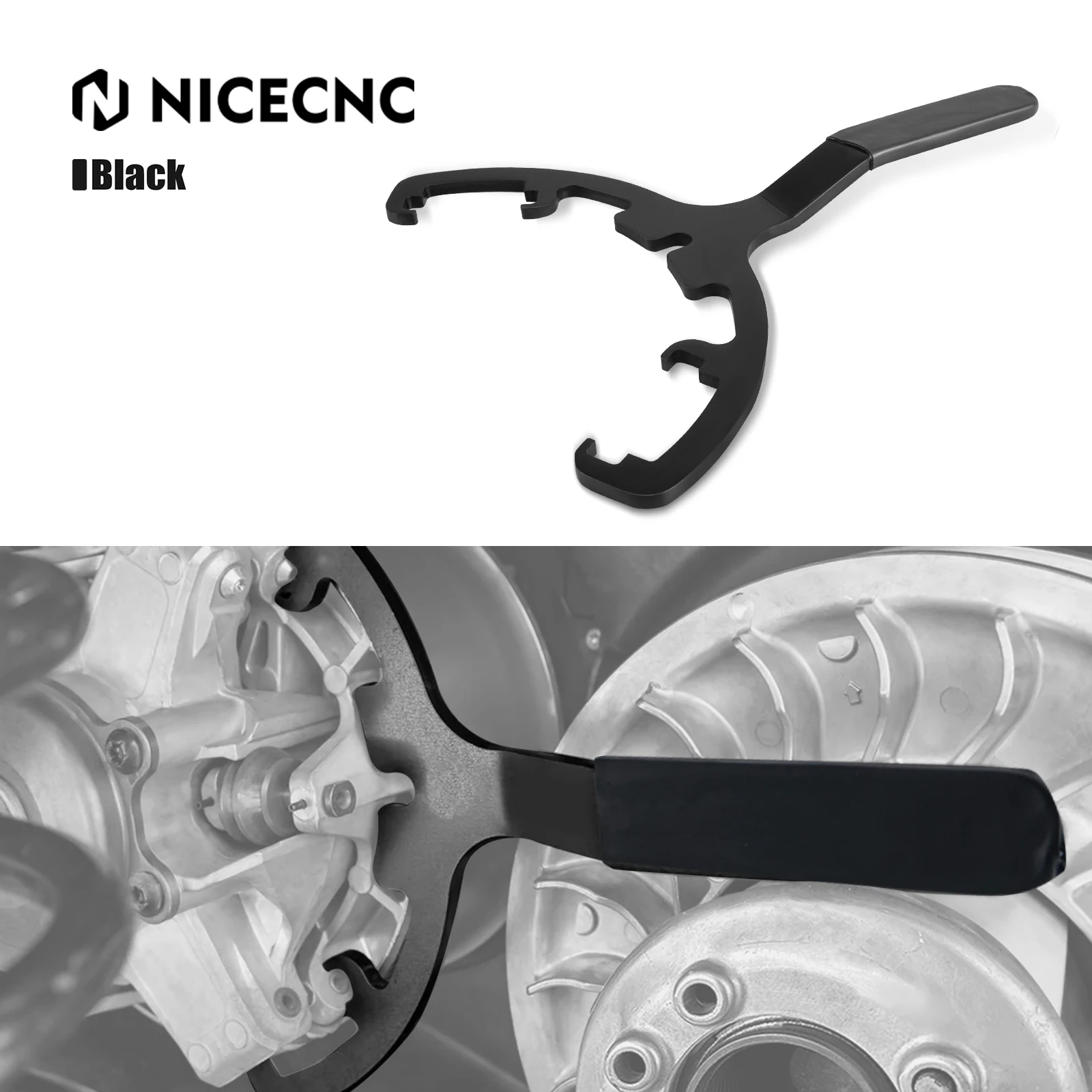 nicecnc-can-am-maverick-x3-max-rr-pdrive用メタルプライマリクラッチ保持ツール多用途機能耐久性