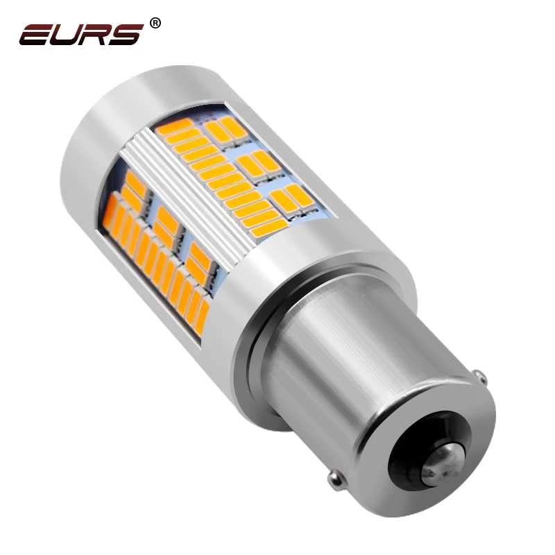 1 pçs 1156 p21w 4014 105smd led ba15s bau15s py21w 1157 bay15d lâmpada de freio canbus lâmpada reversa do carro led luz sinal volta 12v 24v