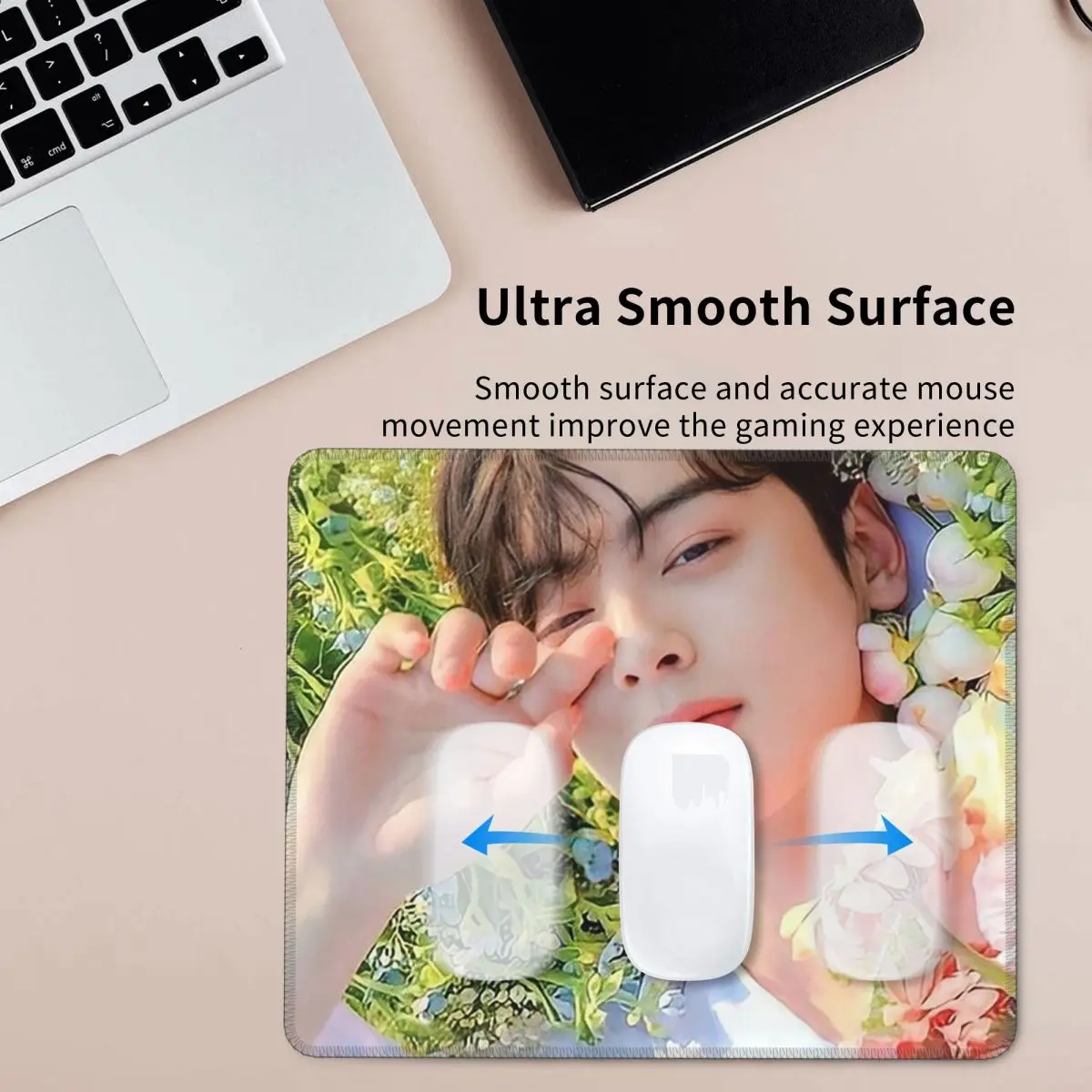 Cha EunWoo Kpop Astro Mouse Pad Computer Keyboard Mouse Mat Gamer PC Desk Mat Office Accessories Table Mats