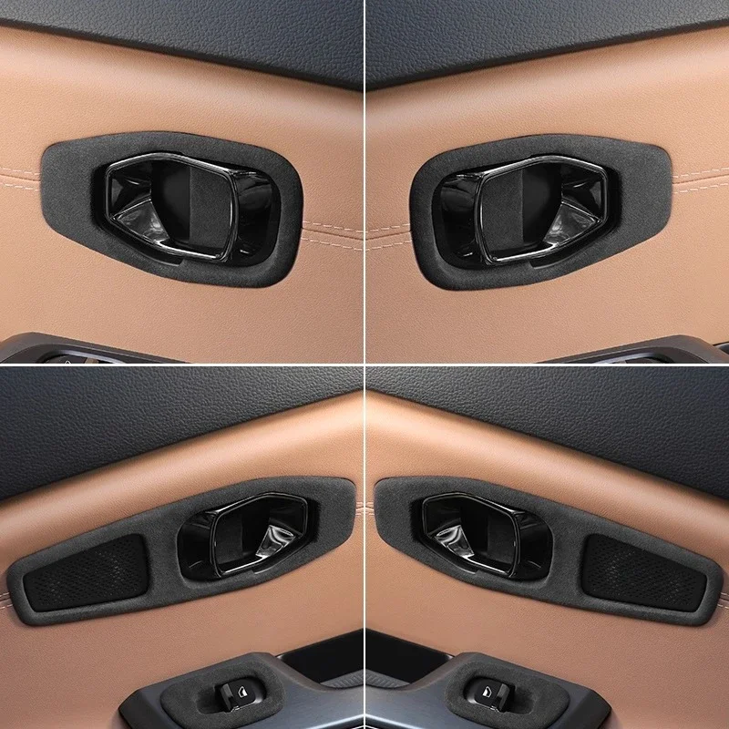 

For NIO EC6 EL6 Flip Fur Inner Door Bowl Handle Sticker EL8 Door Bowl Decorative Protective Sticker Interior Modification