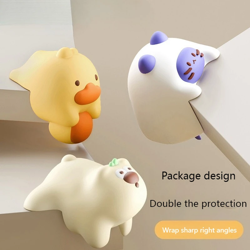 

Угловая защита, силиконовый оконный край стола, мягкий угловой защитный чехол для предотвращения столкновений, мультяшный защитный чехол для предотвращения столкновений