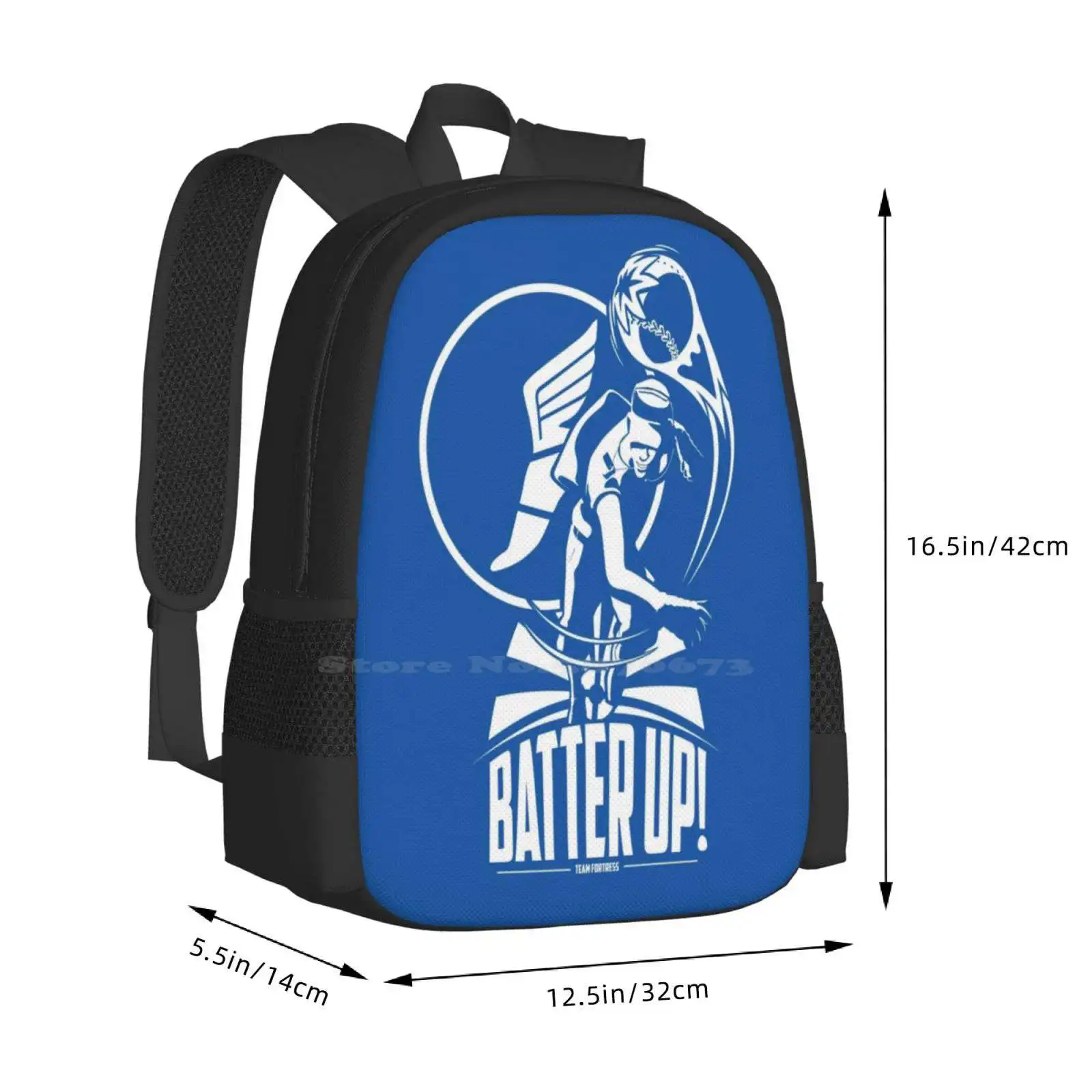 Batter Up!-Tf2 Series #1 New Arrivals Unisex Bags Student Bag Backpack Team Fortress 2 Team Fortress Two Tf2 Mann Co Valve
