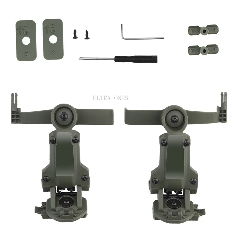 Tactical Headset Rail Mount Outdoor Shooting Airsoft Helmet Rails Bracket for Fast OPS Wendy Helmets Adapter Headphones