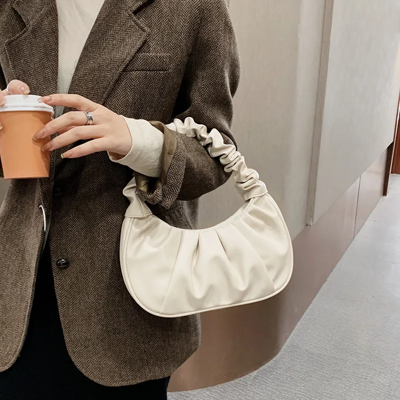 Bolso de mano de cuero sintético para Mujer, bolsa de hombro de cuero sintético sólido para teléfono, bolso portátil de viaje, nuevo diseño de lujo, 2022