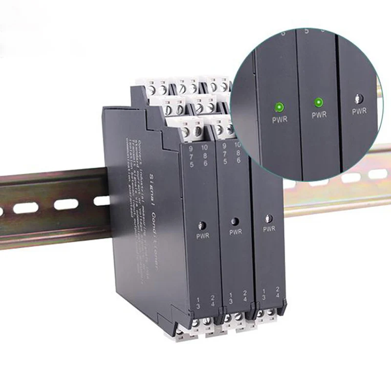 

Precision 4-20mA To 0-10V Converter 4-20mA Isolator Analog Current Voltage Signal Conditioner Isolation Amplifier Transmitter