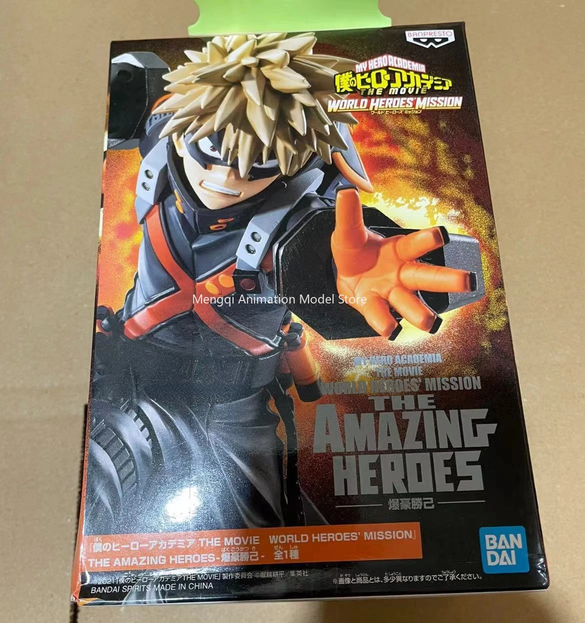 In Stock Bandai Original Banpresto My Hero Academia  Amazing 15cm Bakugou Katsuki World Heroes Mission Anime Figures Toy Model