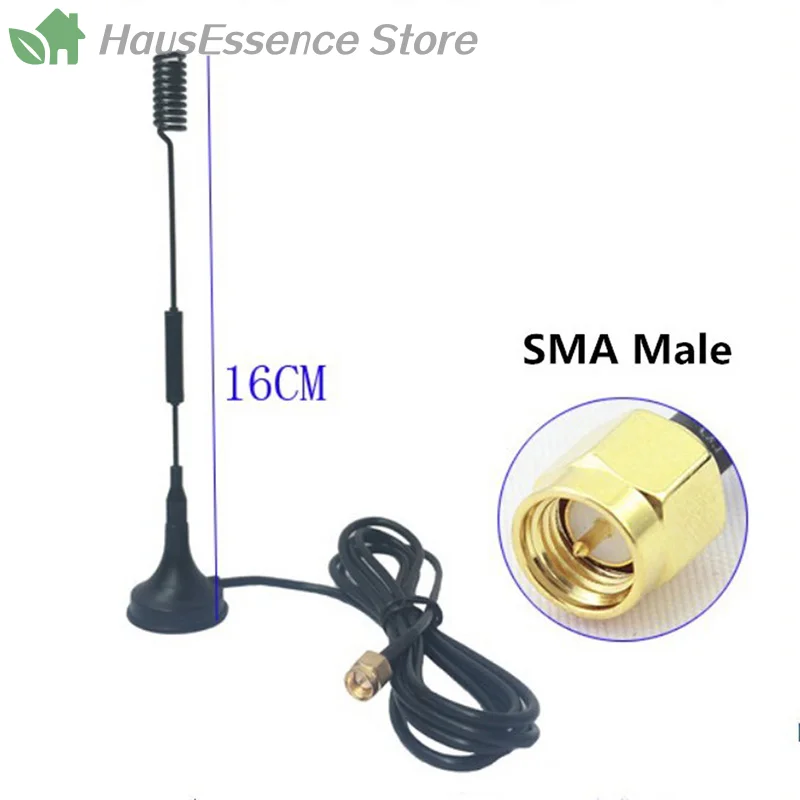 ※12 dbi 433Mhz Antenna half-wave Dipole antenna SMA Male high quality durable material easy to use with Magnetic base
