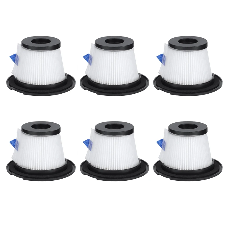 Für Dibea T6 C17 T1 Handheld Akku-Staubsauger Zubehör Ersatzfilter (6er-Pack)