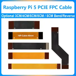 Raspberry Pi 5 PCIE FPC Cable Flexible With 90R differential matching Higher Speed Optional 3CM 4CM 5CM 8CM For M.2 NVMe SSD