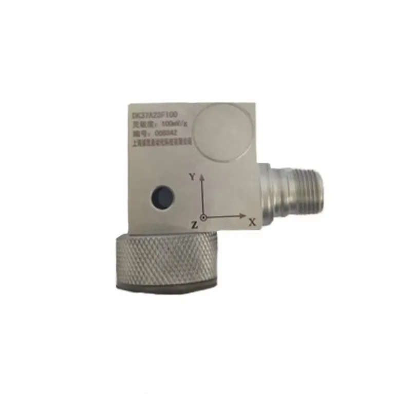 Triaxial Vibration Sensor/Accelerometer With Built-in Integrator IEPE Theory Stainless Steel Shell 10-1000Hz Frequency Response