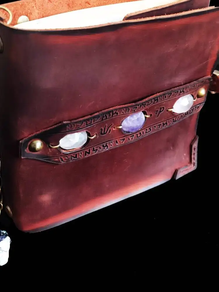 BLAMAG مايكرو ماجيك كتاب موضوع الراقية أغطية جلد المشاعر الإبداعية دفتر يوميات حساب اليد