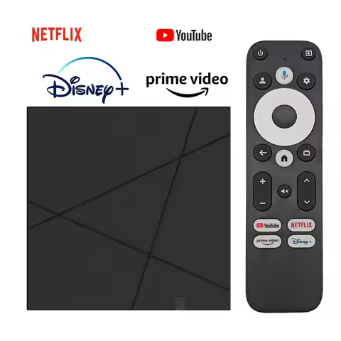 4K Ultra HD For Google TV Box 4GB 32GB Android 12 TV Box 2.4G/5G Dual WiFi Set Top Box with Remote Smart TV Box