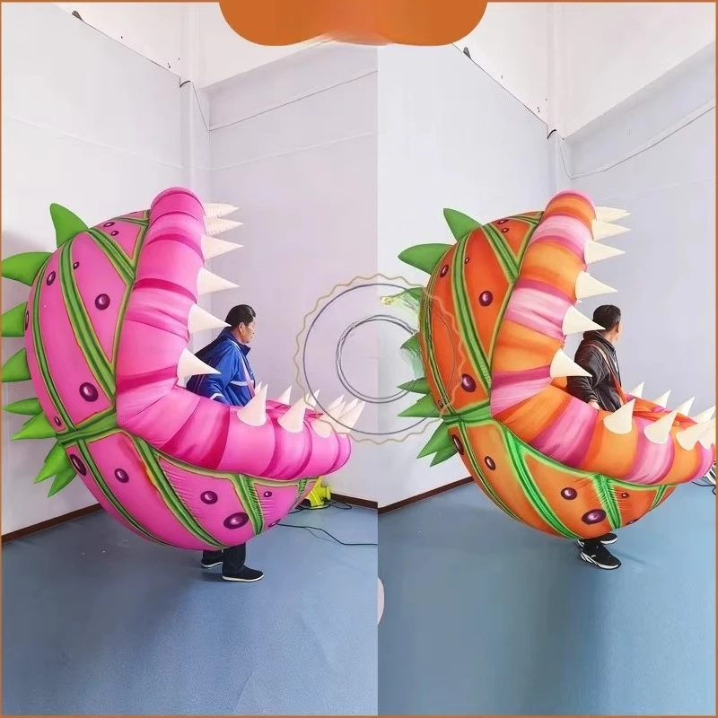 Cannibal flower inflatable costume adult performance parade festival performance props color