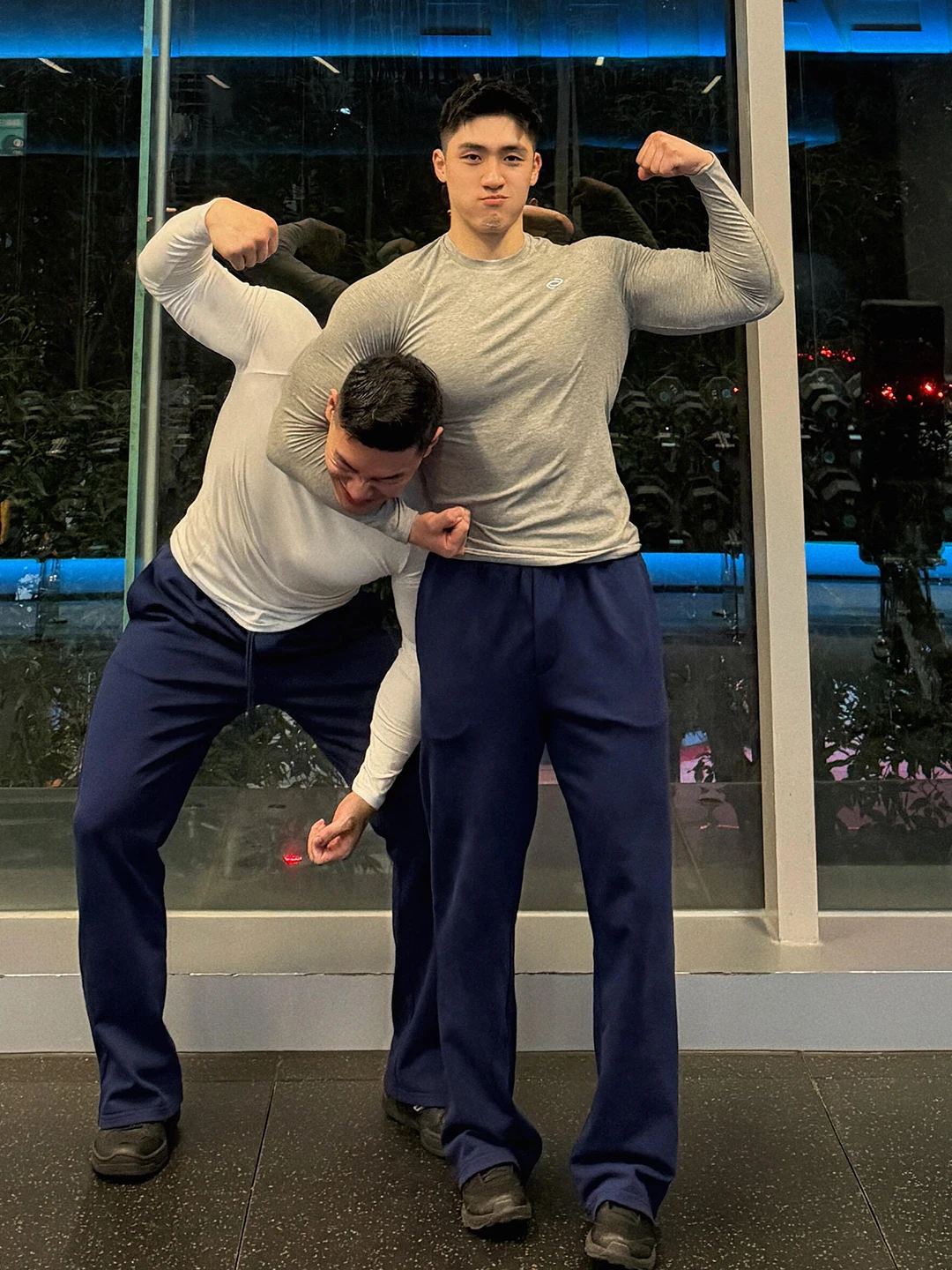 

Мужские спортивные брюки American Sle Fitn, плотные, прямые, с подкладкой, синего цвета