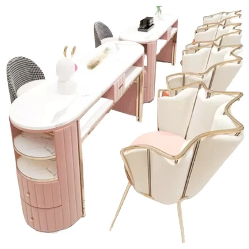 Nail Salon Furniture Set Nail Art Table and Chair Set Nail Art Table Salon Nail Art Furniture