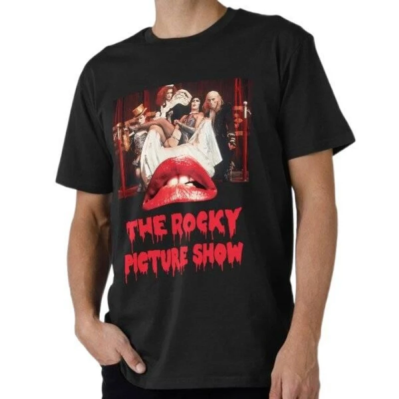 

Rocky horror picture show Frank-N-Furter movies Gift T Shirt 0612 Gothic Horror Film Print Graphic clothes US Size tops S-6XL