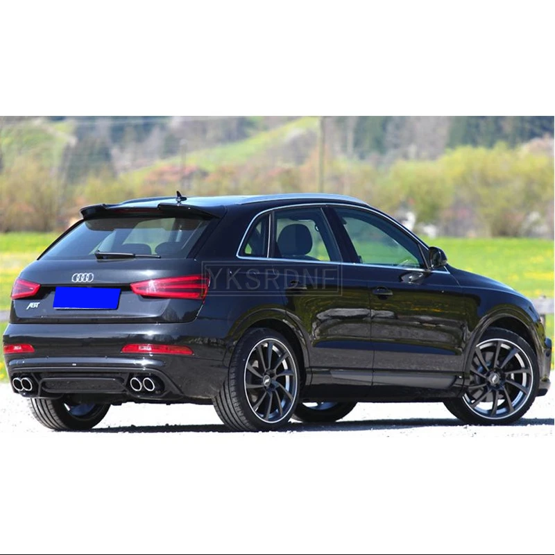 For Audi Q3 high quality ABS material car rear wing primer color Audi Q3 hatchback spoiler 2013-2018 ABT Style